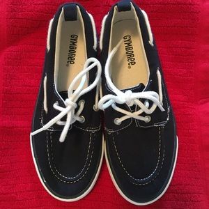 Gymboree Navy Boat Shoes